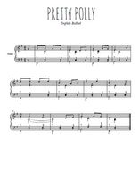 Téléchargez l'arrangement pour piano de la partition de Traditionnel-Pretty-Polly en PDF